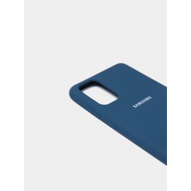 Husa spate cu logo pentru Samsung Galaxy S11/S20 Plus Albastră
