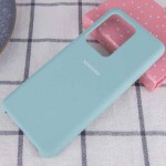 Husa spate cu logo pentru Samsung Galaxy S20 Ultra Turcuaz