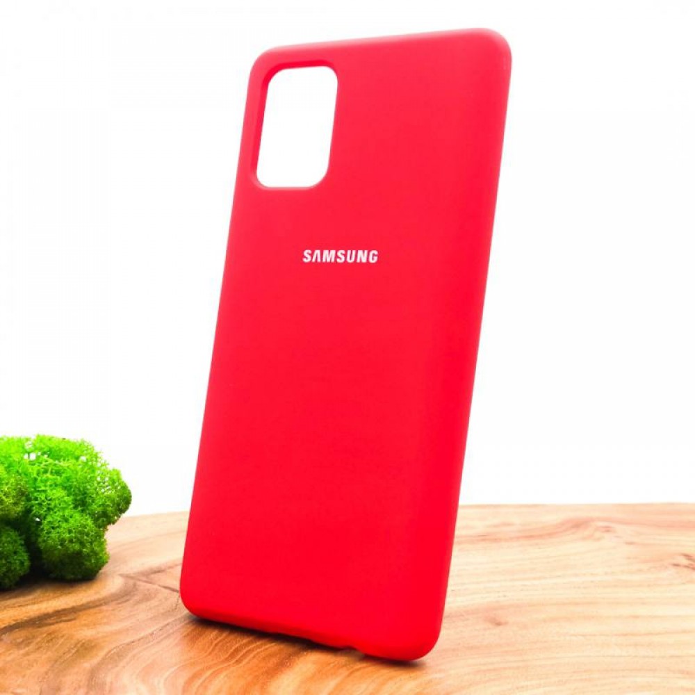 Husa spate cu logo pentru Samsung Galaxy S20 Ultra Roșie