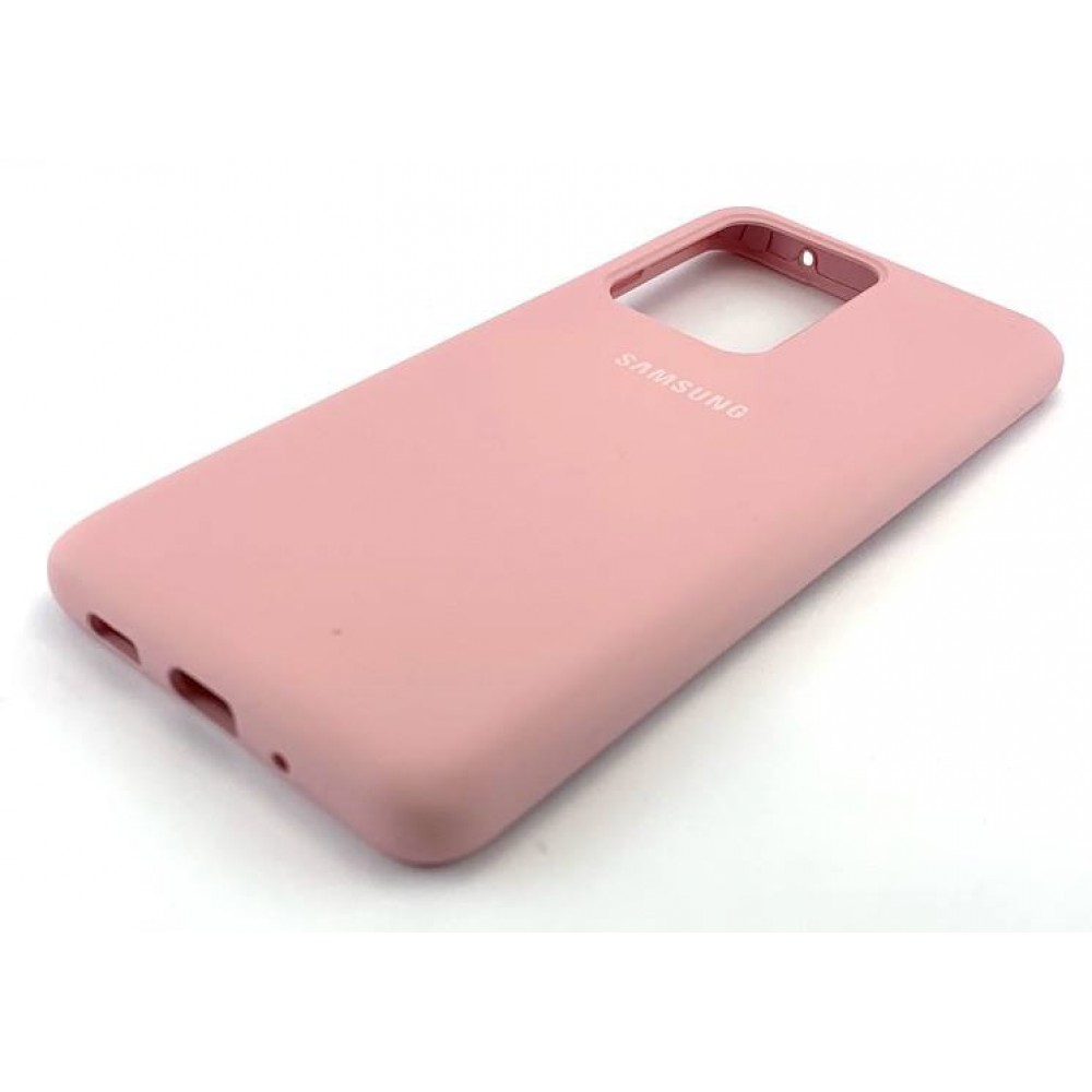 Husa spate cu logo pentru Samsung Galaxy S20 Ultra Roz