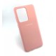Husa spate cu logo pentru Samsung Galaxy S20 Ultra Roz