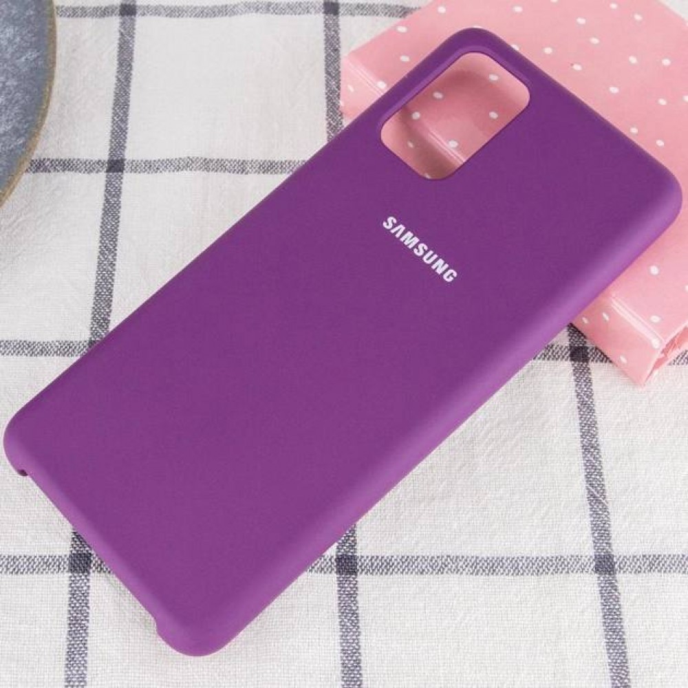 Husa spate cu logo pentru Samsung Galaxy S20 Violeta
