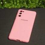 Husa spate cu logo pentru Samsung Galaxy S20FE/S20Lite Roz