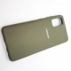 Husa spate cu logo pentru Samsung Galaxy S20FE/S20Lite Verde-închis
