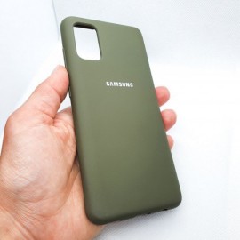 Husa spate cu logo pentru Samsung Galaxy S20FE/S20Lite Verde-închis