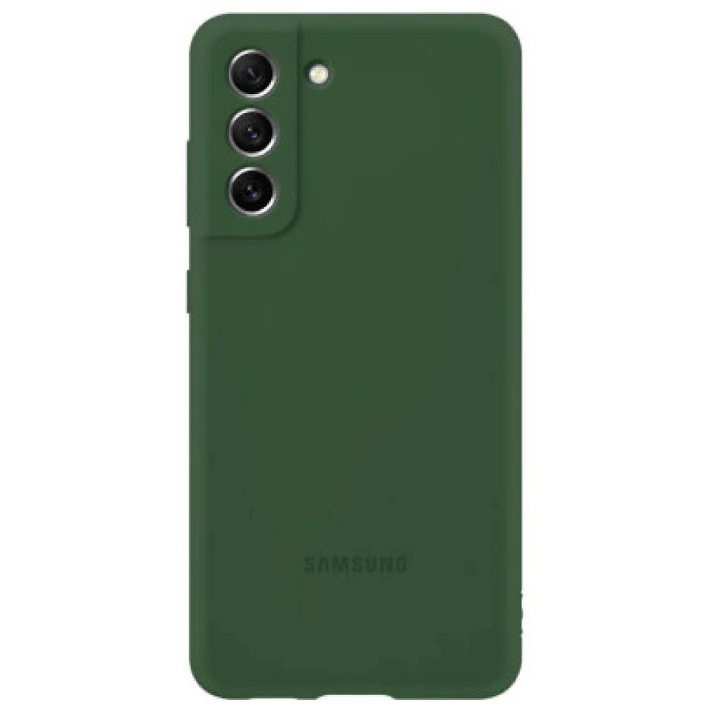 Husa spate cu logo pentru Samsung Galaxy S21 Plus Verde