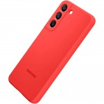 Husa spate cu logo pentru Samsung Galaxy S21 Plus Roșie
