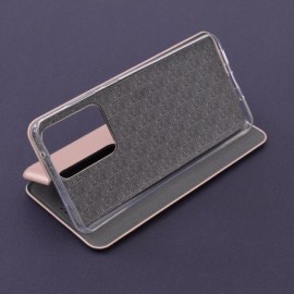 Husă carte pentru Samsung Galaxy S21 Ultra Aurie