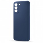 Husa spate fara logo pentru Samsung Galaxy S21 Albastra