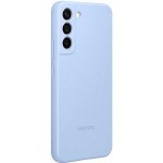 Husa spate cu logo pentru Samsung Galaxy S21 Albastru-deschis