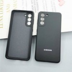 Husa spate cu logo pentru Samsung Galaxy S21 Neagră