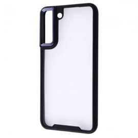Husa Din Silicon Policarbonată Transparentă Samsung Galaxy S21FE Neagra