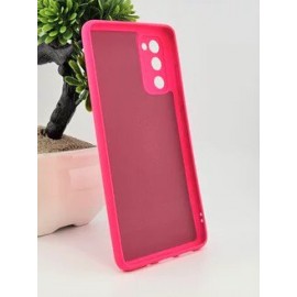 Husa spate cu logo pentru Samsung Galaxy S22 Plus Roz