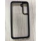 Husa Din Silicon Policarbonată Transparentă Samsung Galaxy S22 Plus Neagra