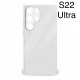 Husa spate fara logo pentru Samsung Galaxy S22 Ultra Transparentă