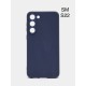 Husa spate fara logo pentru Samsung Galaxy S22 Albastra