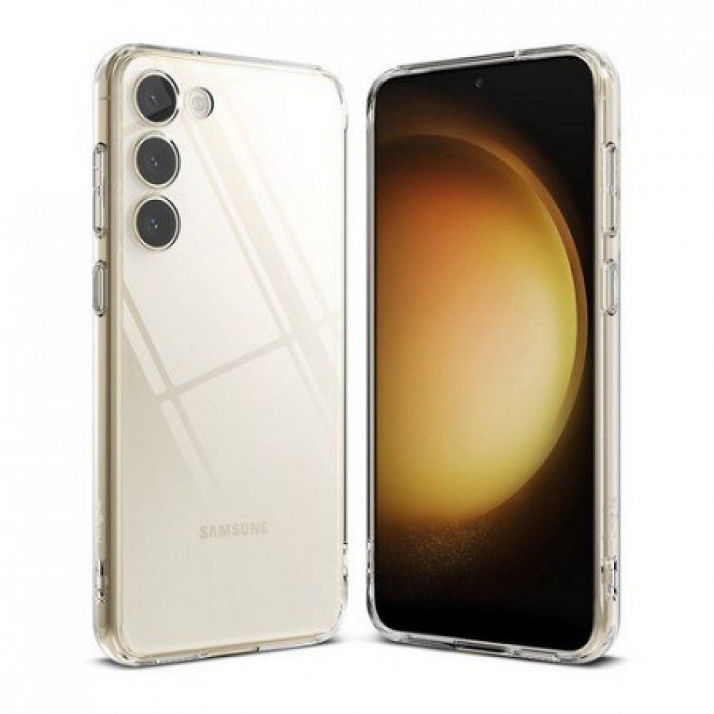 Husa spate fara logo pentru Samsung Galaxy S23 Plus Transparenta
