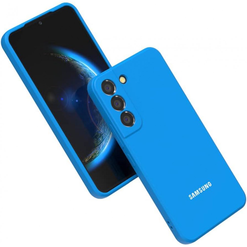Husa spate cu logo pentru Samsung Galaxy S23 Plus Albastru-deschis