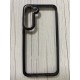 Husa Din Silicon Policarbonată Transparentă Samsung Galaxy S23 Plus Neagra