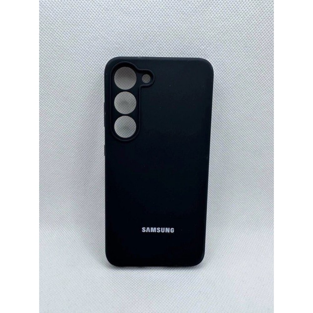 Husa spate cu logo pentru Samsung Galaxy S23 Plus Neagră
