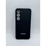 Husa spate cu logo pentru Samsung Galaxy S23 Plus Neagră