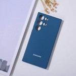 Husă spate cu logo pentru Samsung Galaxy S24 5G Ultra Albastra