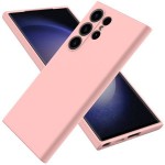 Husă spate fără logo pentru Samsung Galaxy S24 Ultra Roz