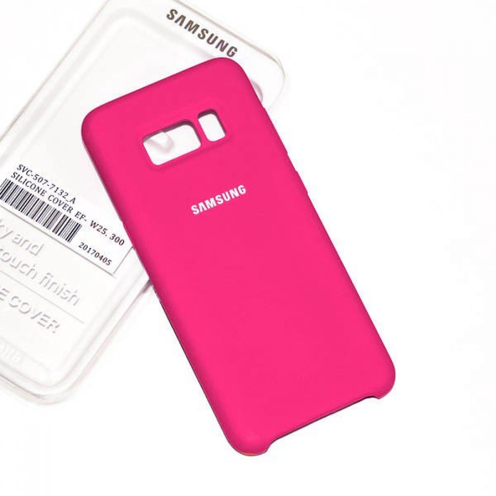 Husa spate cu logo pentru Samsung Galaxy S8 Plus Roz