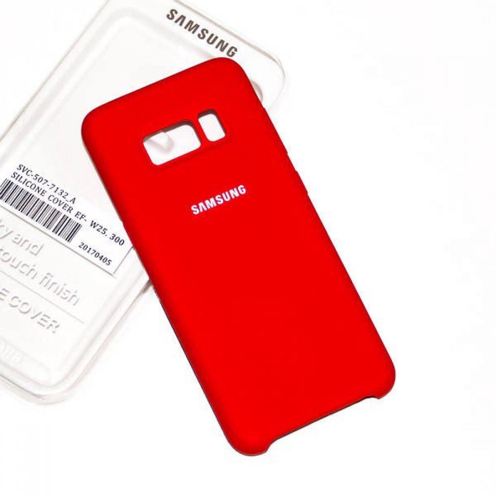 Husa spate cu logo pentru Samsung Galaxy S8 Plus Roșie