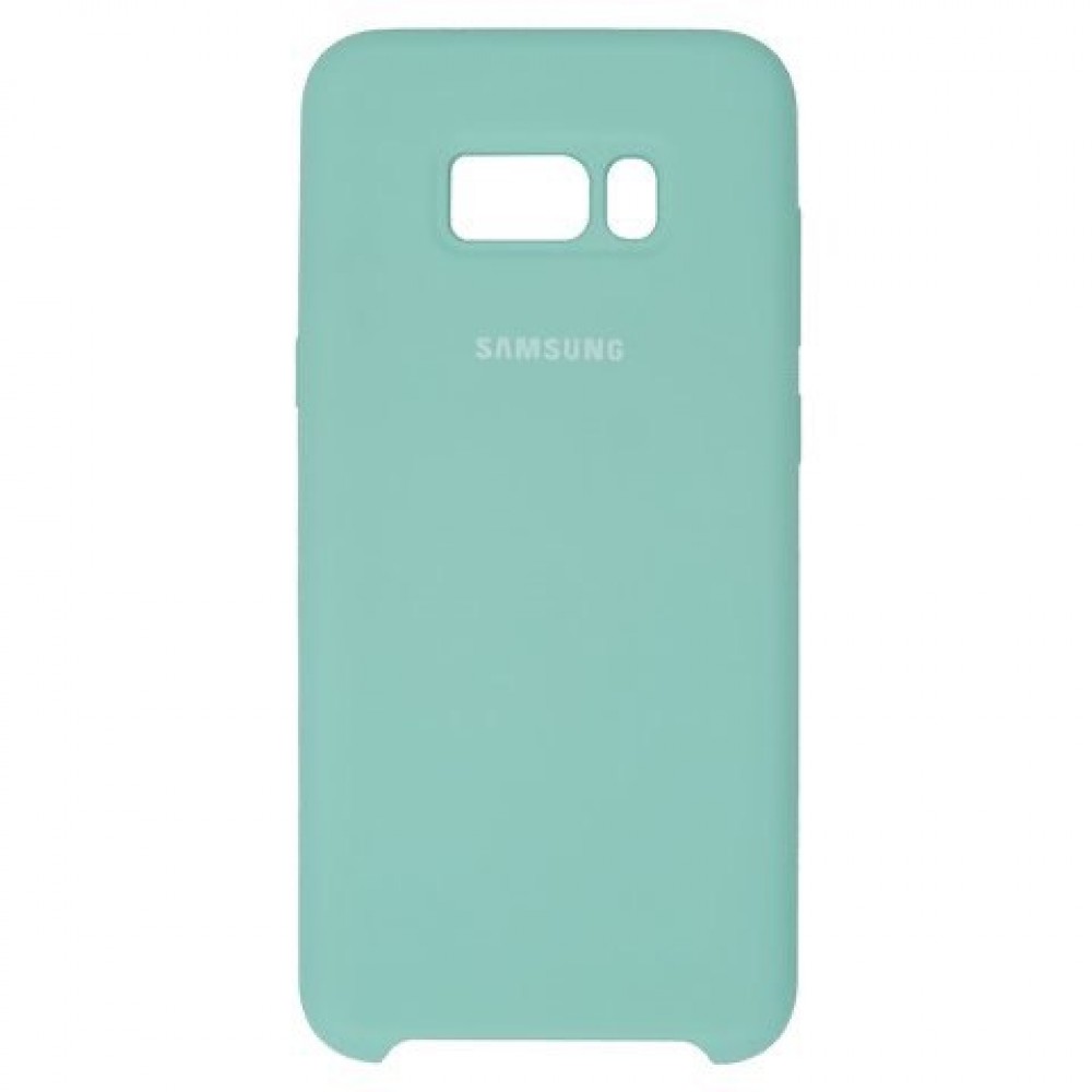 Husa spate cu logo pentru Samsung Galaxy S8 Plus Turcuaz