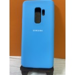 Husa spate cu logo pentru Samsung Galaxy S9 Plus Albastru-deschis