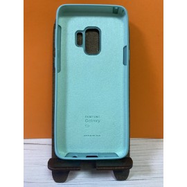 Husa spate cu logo pentru Samsung Galaxy S9 Turcuaz