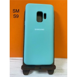 Husa spate cu logo pentru Samsung Galaxy S9 Turcuaz