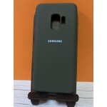 Husa spate cu logo pentru Samsung Galaxy S9 Verde-închis