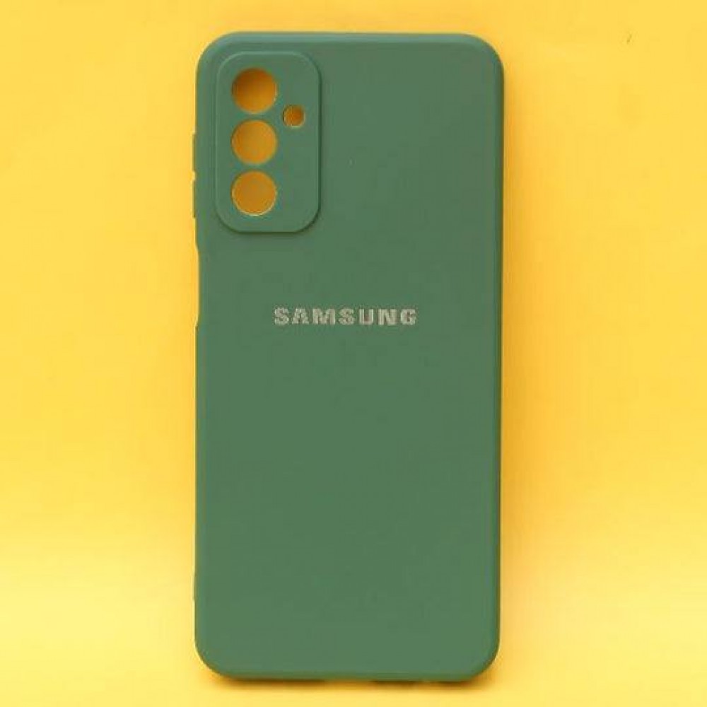 Husa spate cu logo pentru Samsung Galaxy A04s Verde