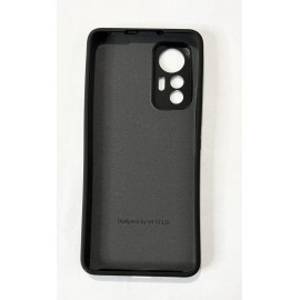 Husă spate cu logo pentru Xiaomi 12 Lite Neagră