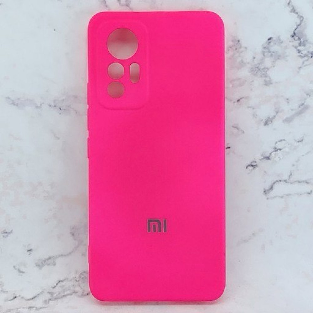 Husă spate cu logo pentru Xiaomi 12 Lite Roz