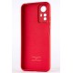 Husă spate fara logo pentru Xiaomi 12 Roșie