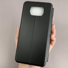Husă carte pentru Xiaomi Poco X3 Neagră
