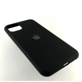 Husă spate cu logo pentru iPhone 11 Neagră