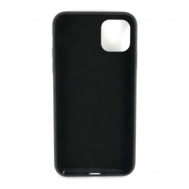 Husă spate cu logo pentru iPhone 11 Neagră