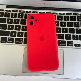 Husă silicon cu protecție pentru iPhone 11 roșie