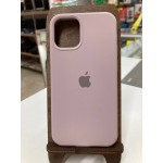 Husă din silicon cu protecție pentru cameră pentru iPhone 12 Mini Bej-închis