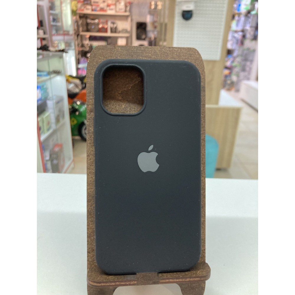 Husă din silicon cu protecție pentru cameră pentru iPhone 12 Mini Negru
