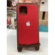 Husă din silicon cu protecție pentru cameră pentru iPhone 12 Mini Rosie
