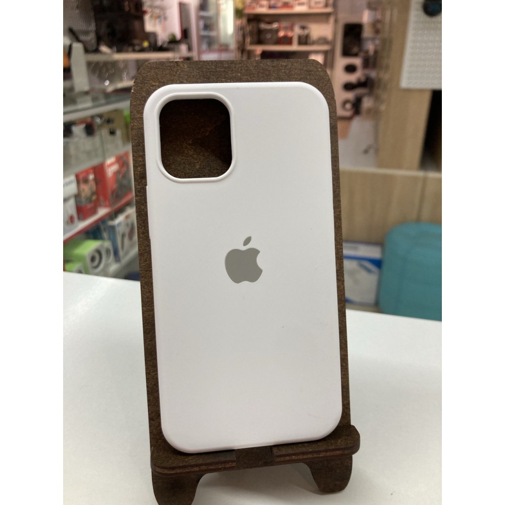 Husă din silicon cu protecție pentru cameră pentru iPhone 12 Mini Alb