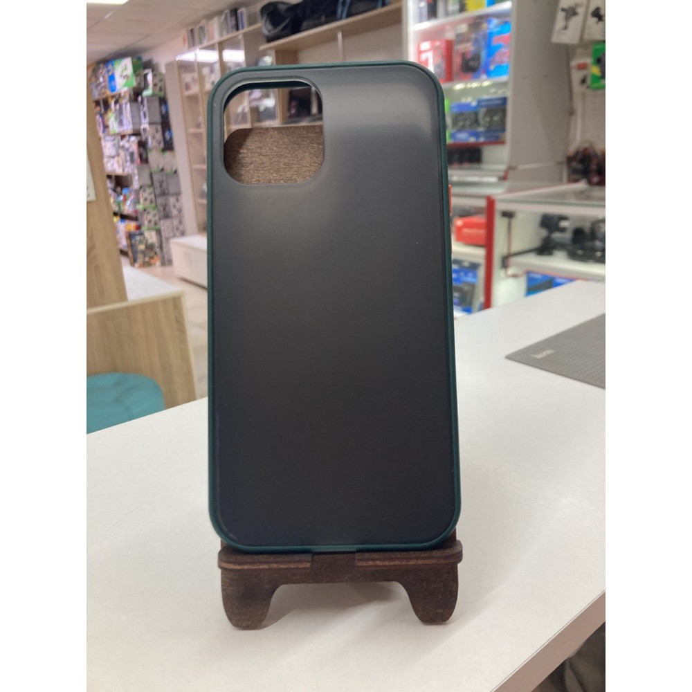 Margine acrilică cu spate matuit Husă Apple iPhone 12 Pro Max Verde