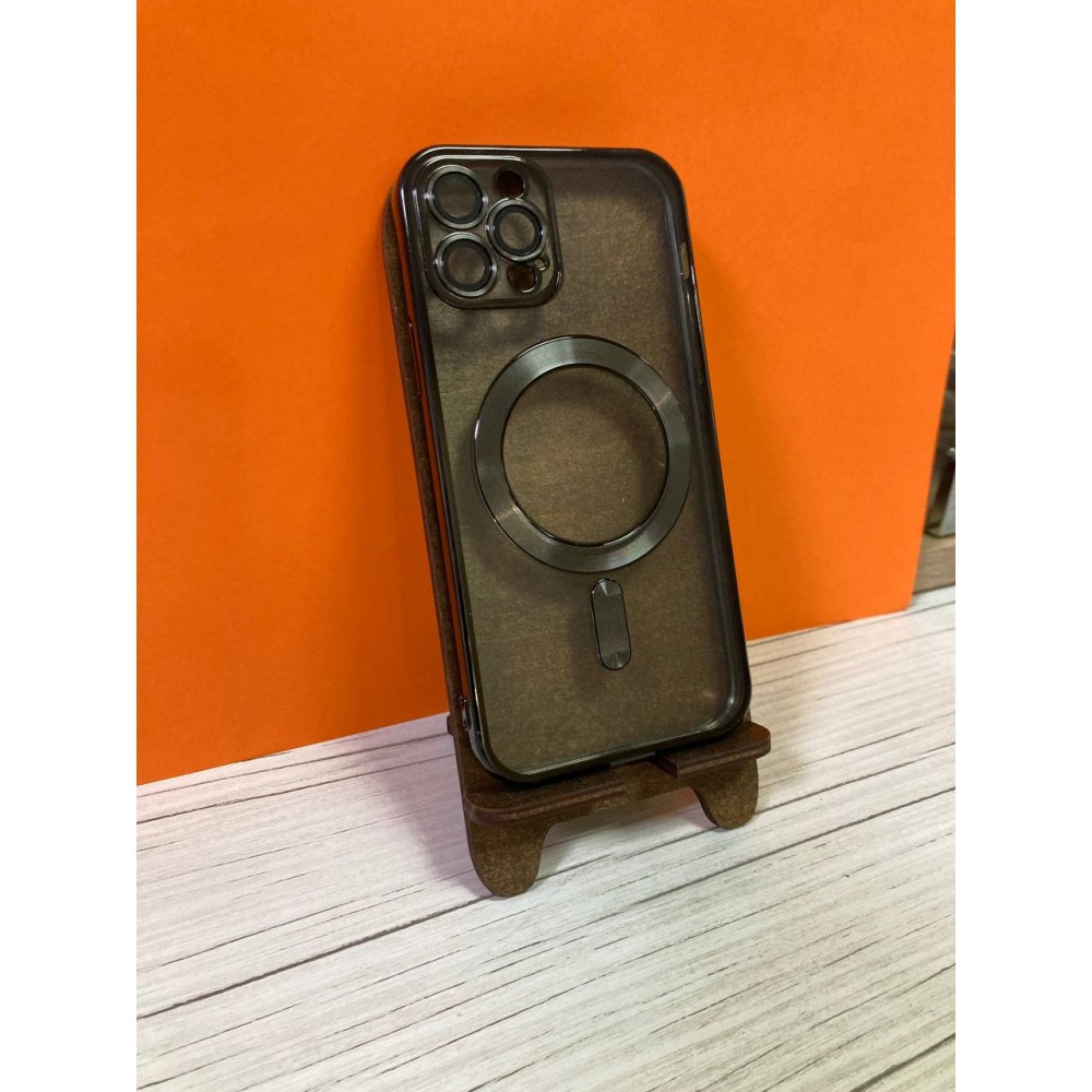 Husă De Protecție Cu Stecle La Camera Din Spate, Magnetică, Compatibilă Cu iPhone 12 Pro Neagra