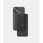 Margine acrilică cu spate matuit Husă Apple iPhone 13 Neagră