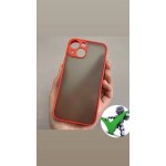 Margine acrilică cu spate matuit Husă Apple iPhone 14 Plus Roșie